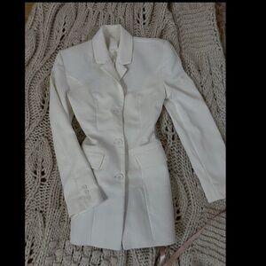 Amia Long Sleeve Blazer Minidress